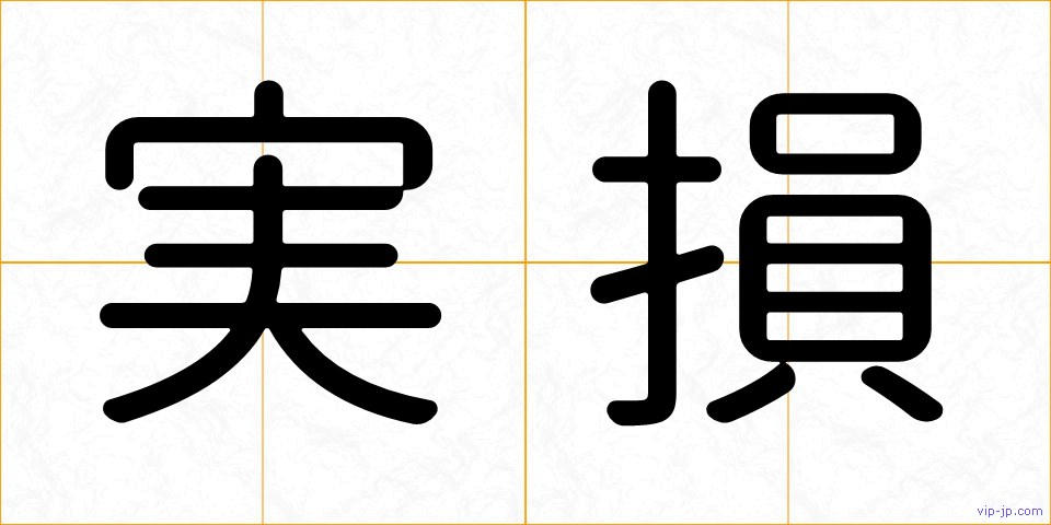 実損の画像