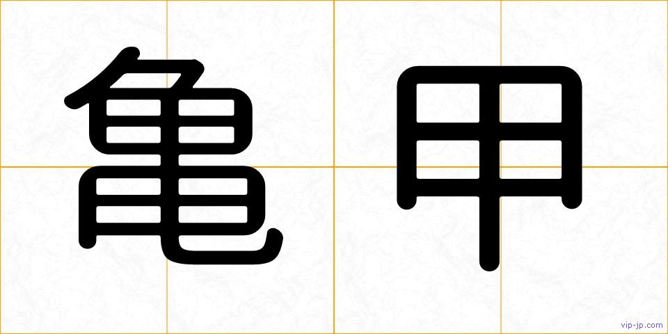 亀甲の画像