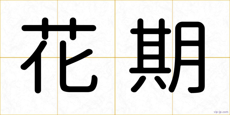花期の画像