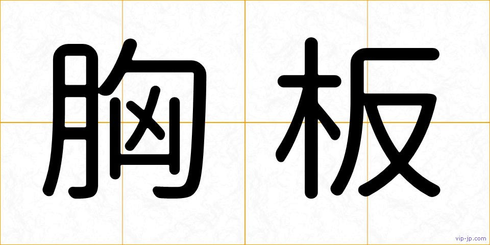 胸板の画像