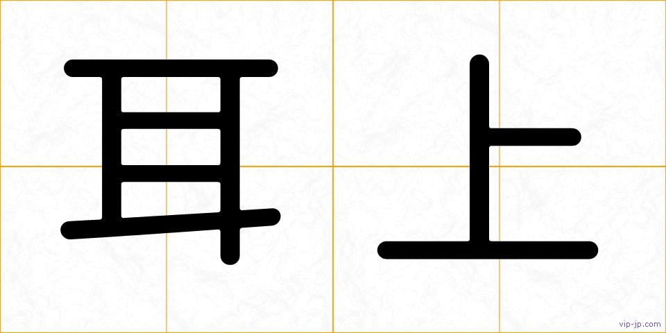 耳上の画像