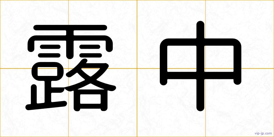 露中の画像