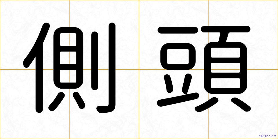 側頭の画像
