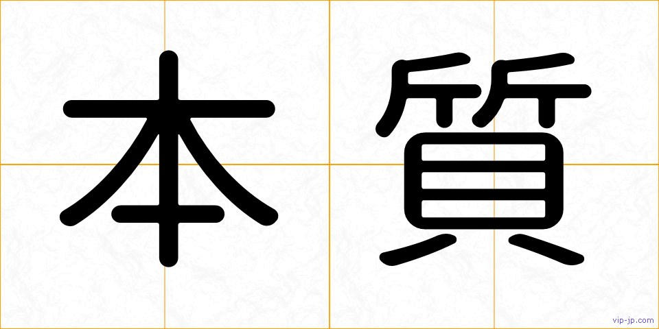 本質の画像