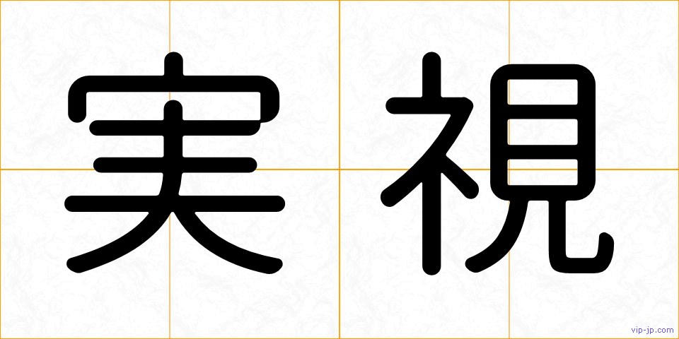 実視の画像