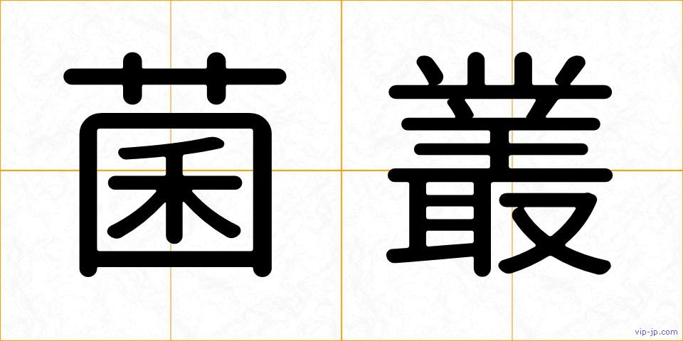 菌叢の画像