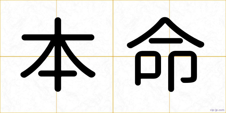 本命の画像