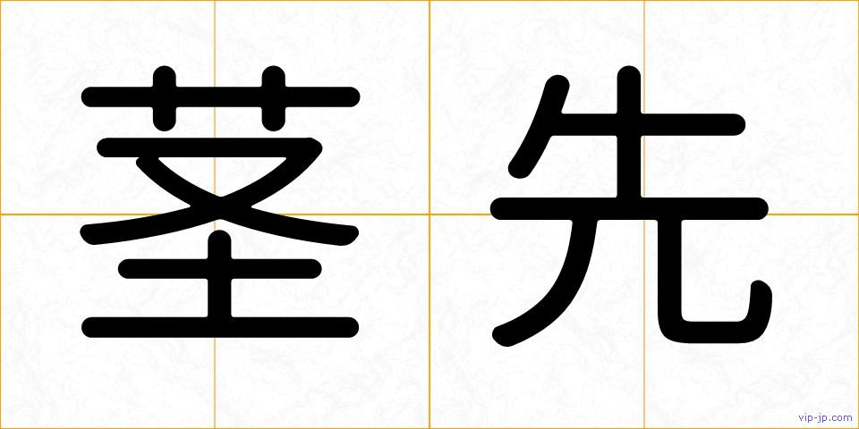 茎先の画像