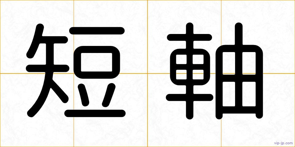 短軸の画像