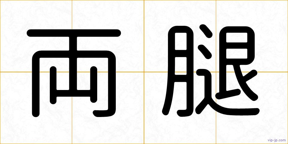 両腿の画像
