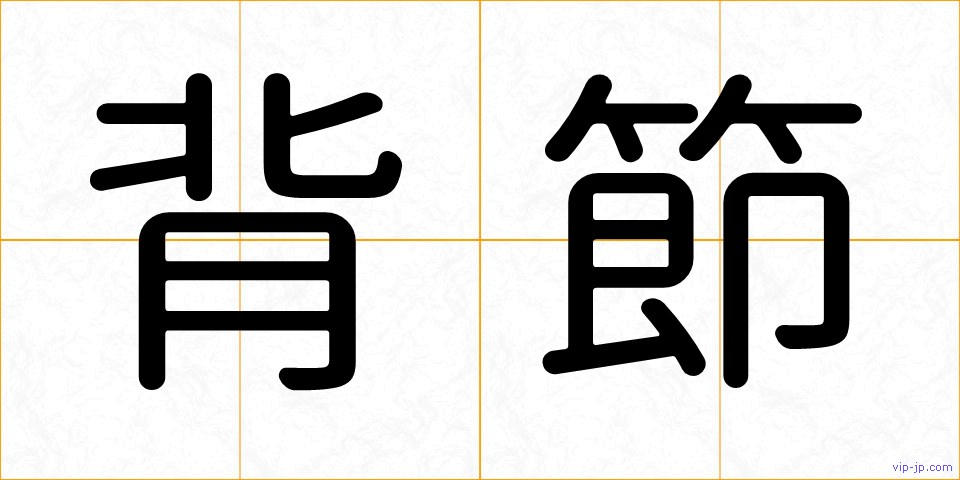 背節の画像