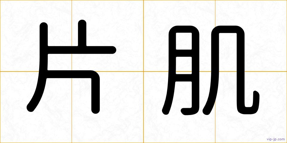 片肌の画像