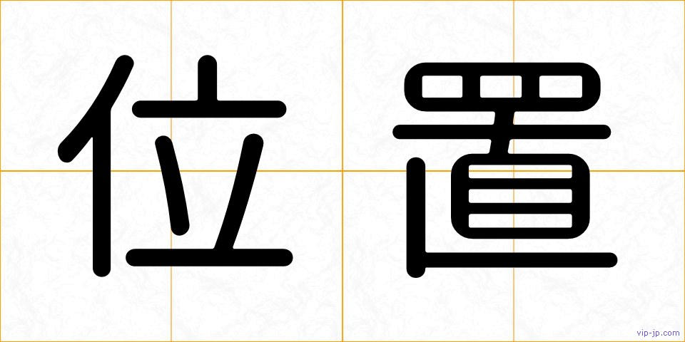 位置の画像