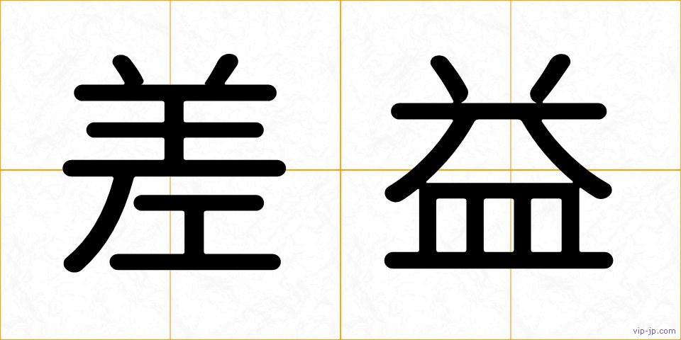 差益の画像