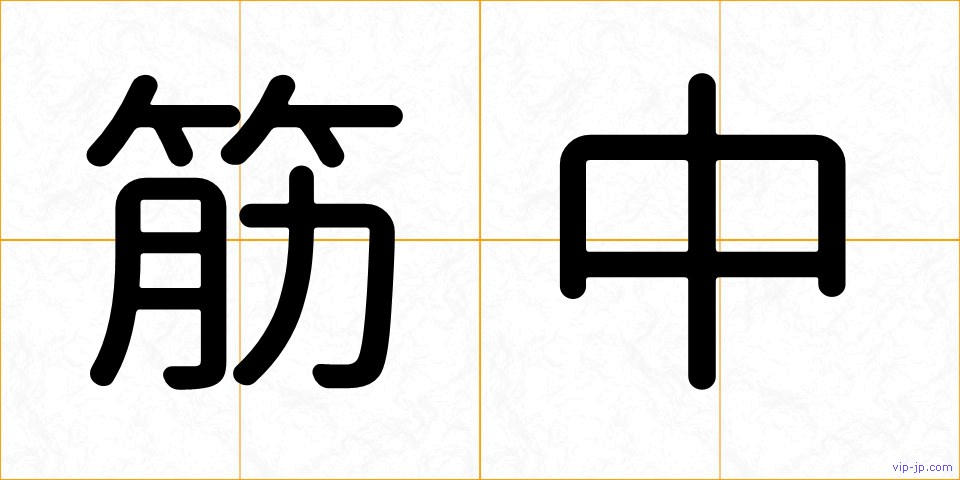 筋中の画像