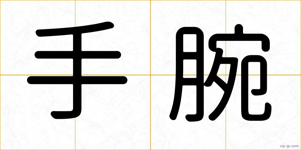 手腕の画像