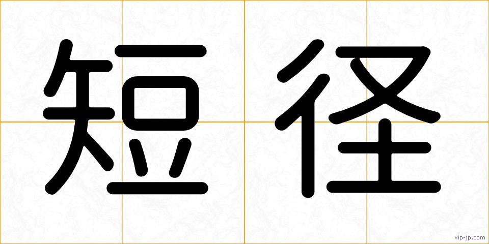 短径の画像