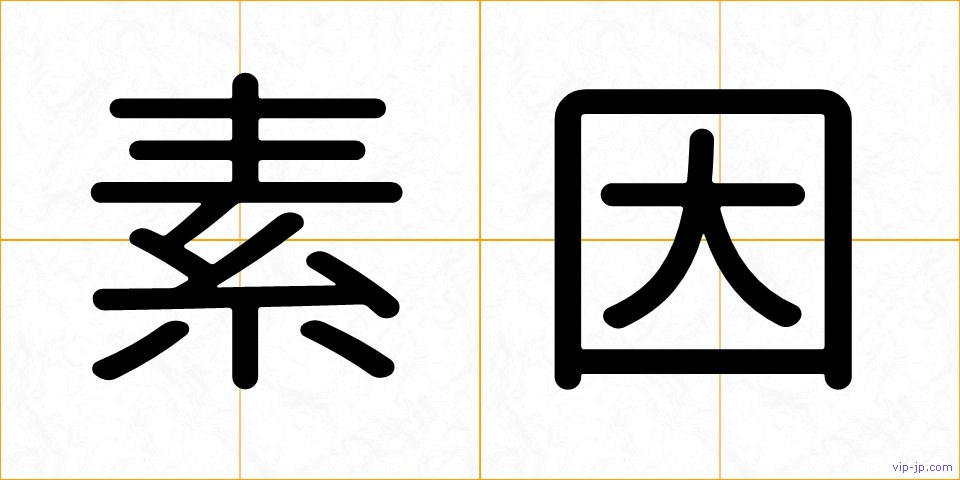 素因の画像