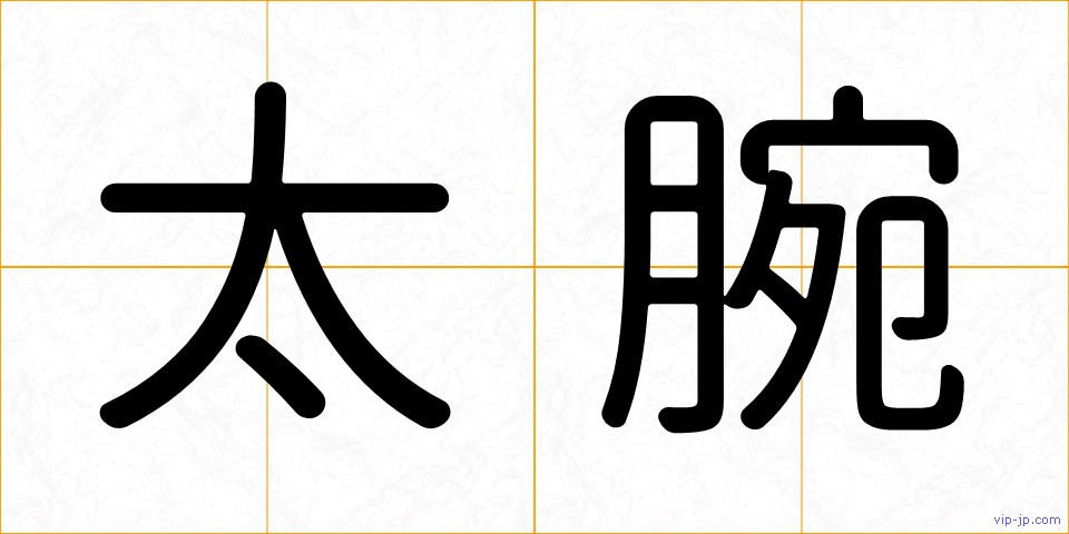 太腕の画像