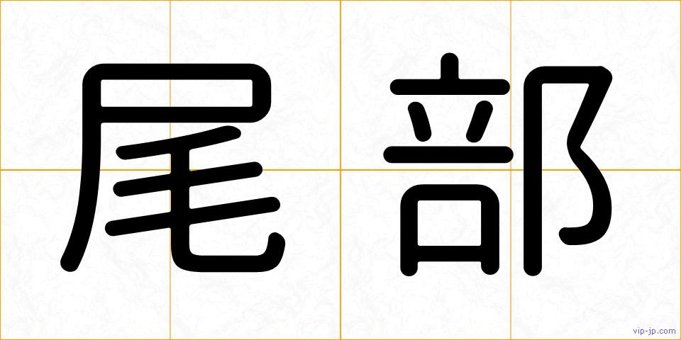 尾部の画像