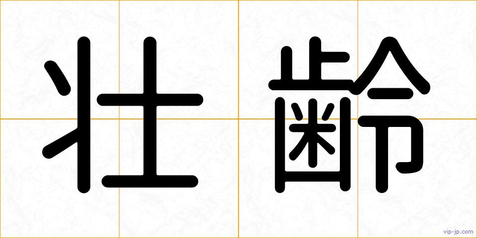 壮齢の画像