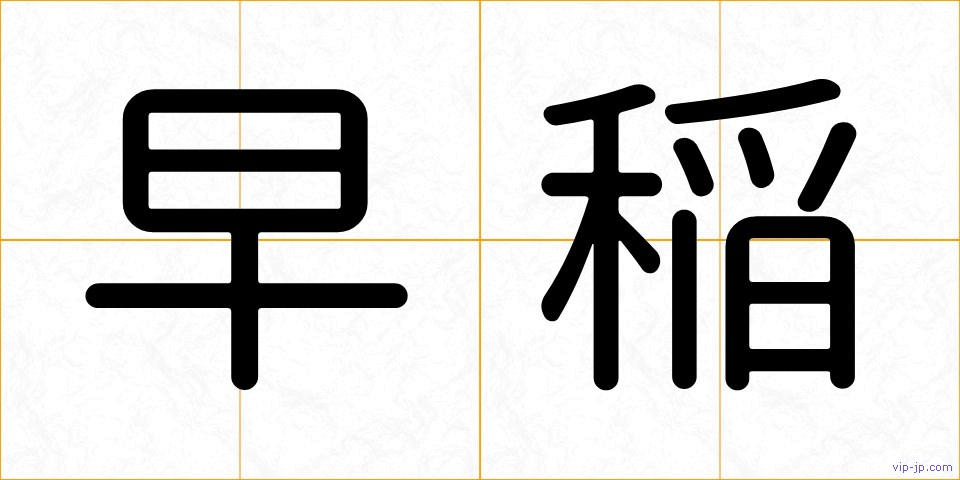 早稲の画像