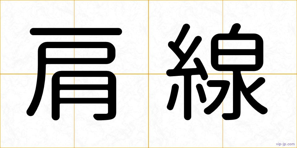 肩線の画像