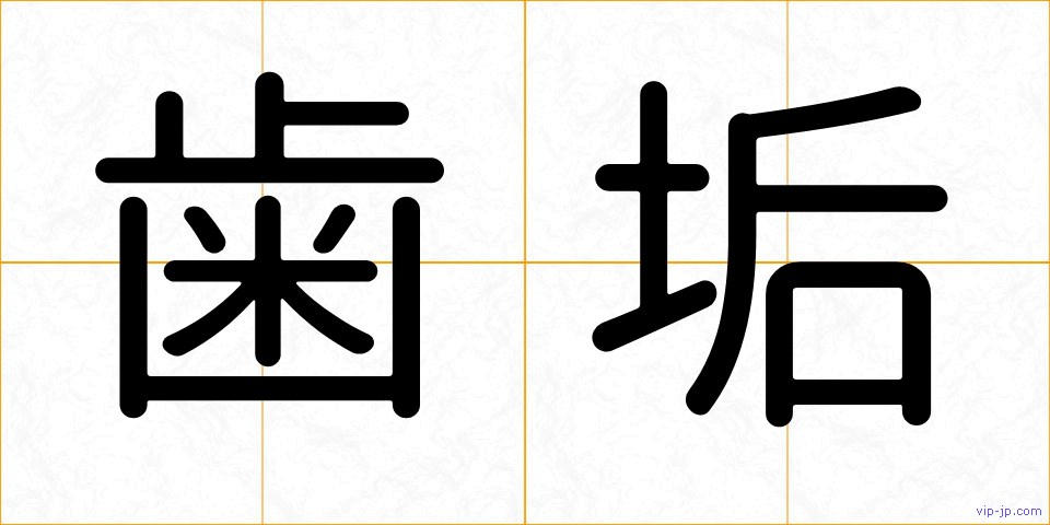 歯垢の画像