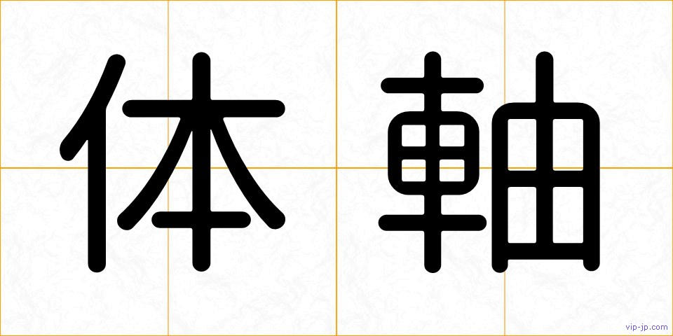 体軸の画像
