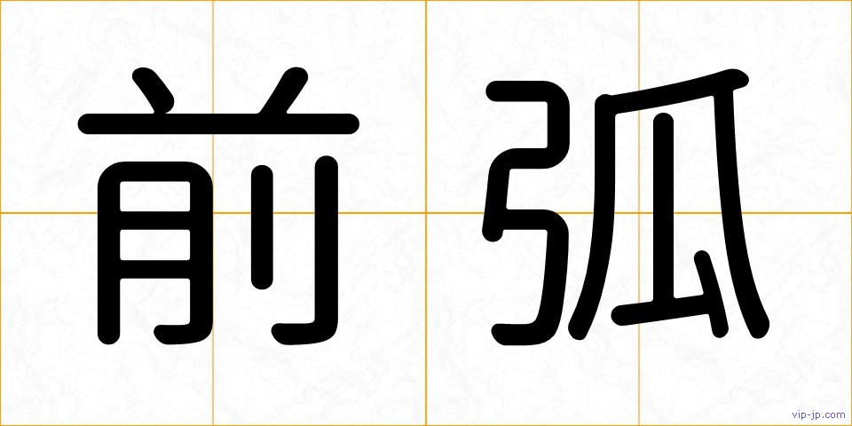 前弧の画像