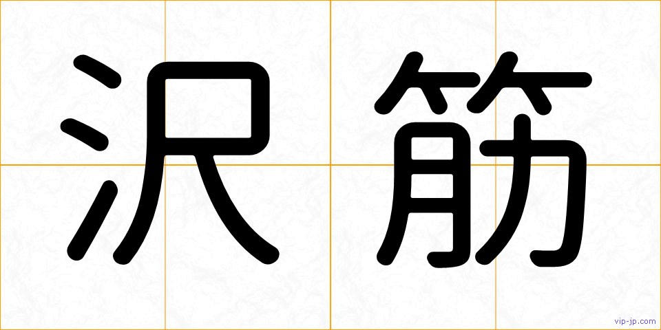 沢筋の画像