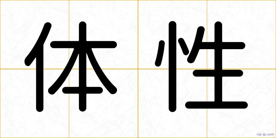 体性の画像