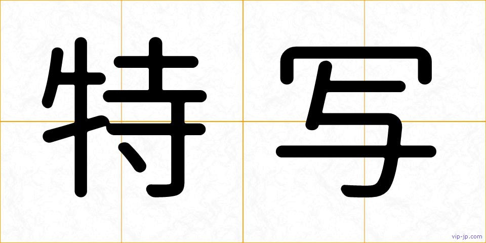 特写の画像
