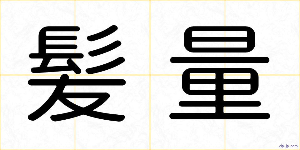 髪量の画像