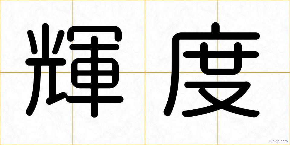 輝度の画像