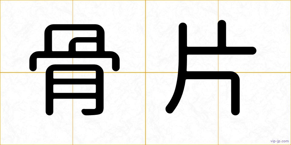 骨片の画像