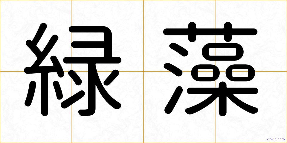緑藻の画像