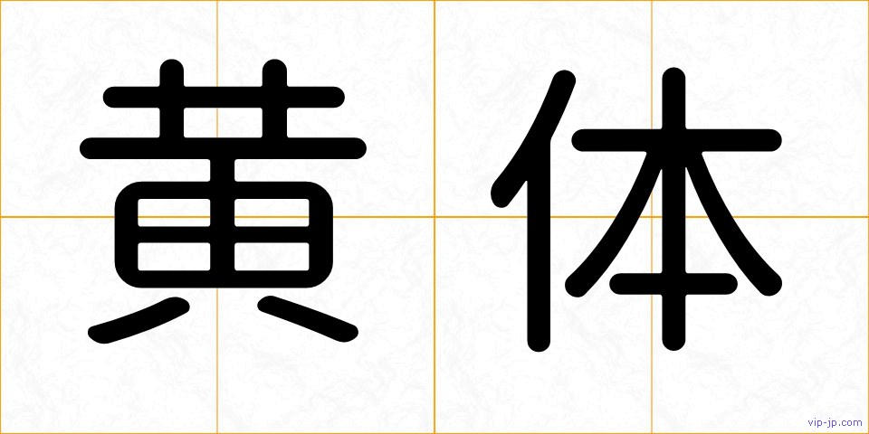 黄体の画像