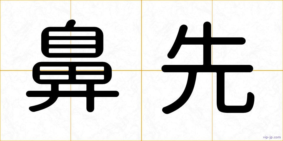 鼻先の画像
