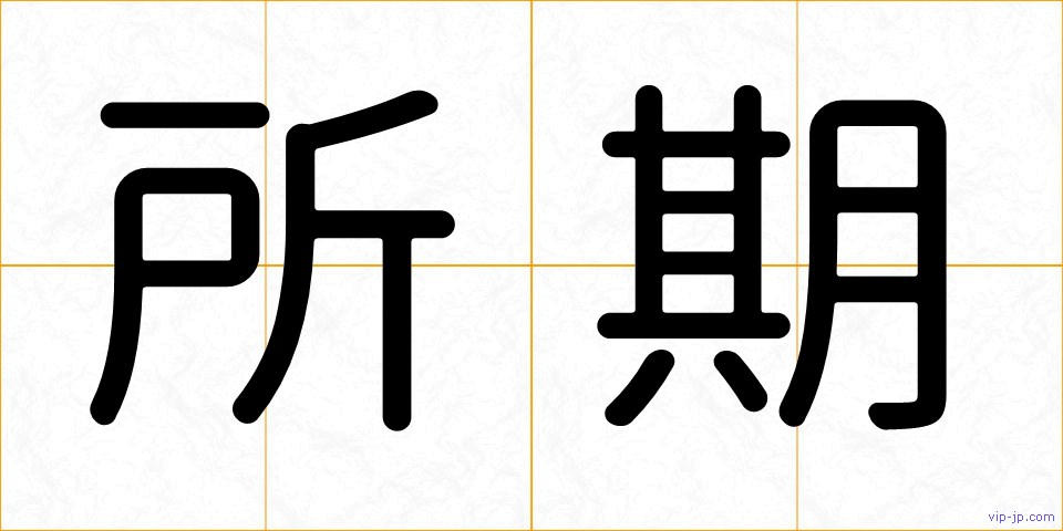 所期の画像
