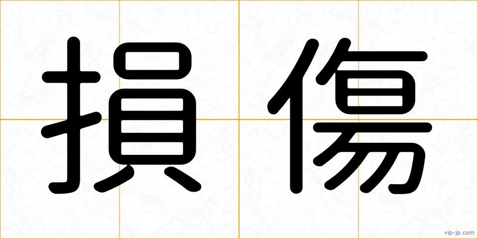 損傷の画像