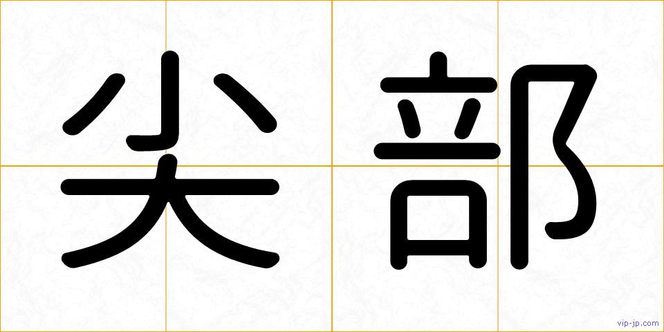 尖部の画像