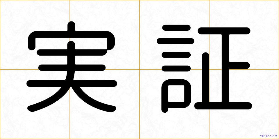 実証の画像