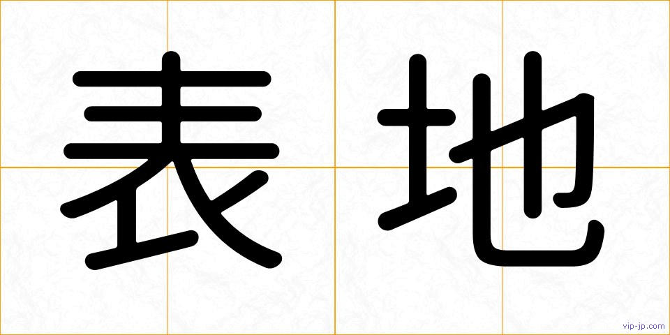 表地の画像