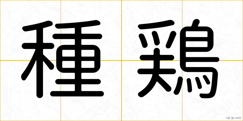 種鶏の画像