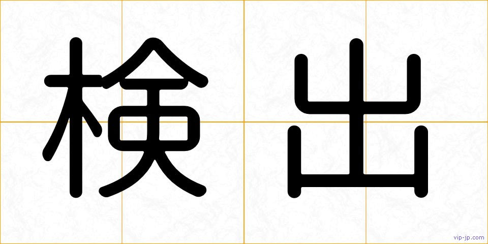 検出の画像
