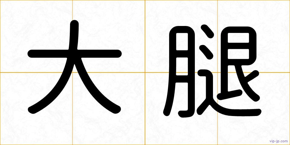 大腿の画像