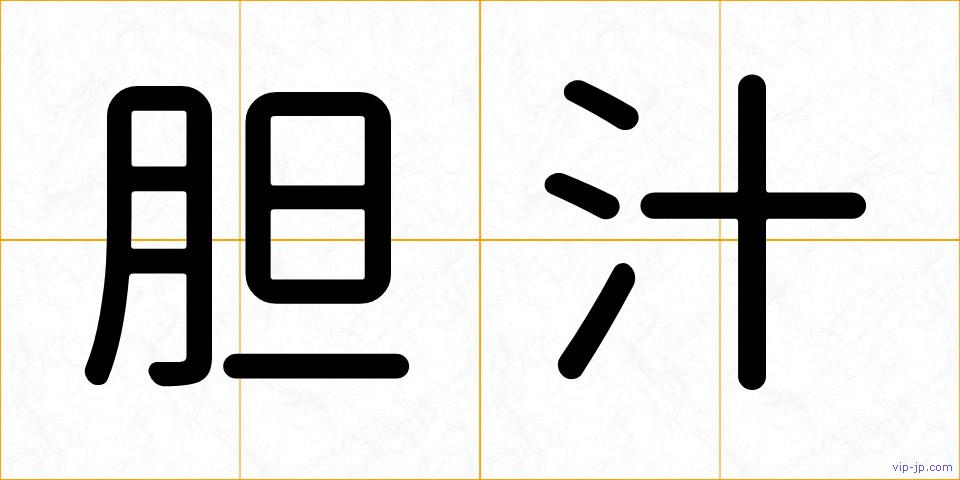 胆汁の画像