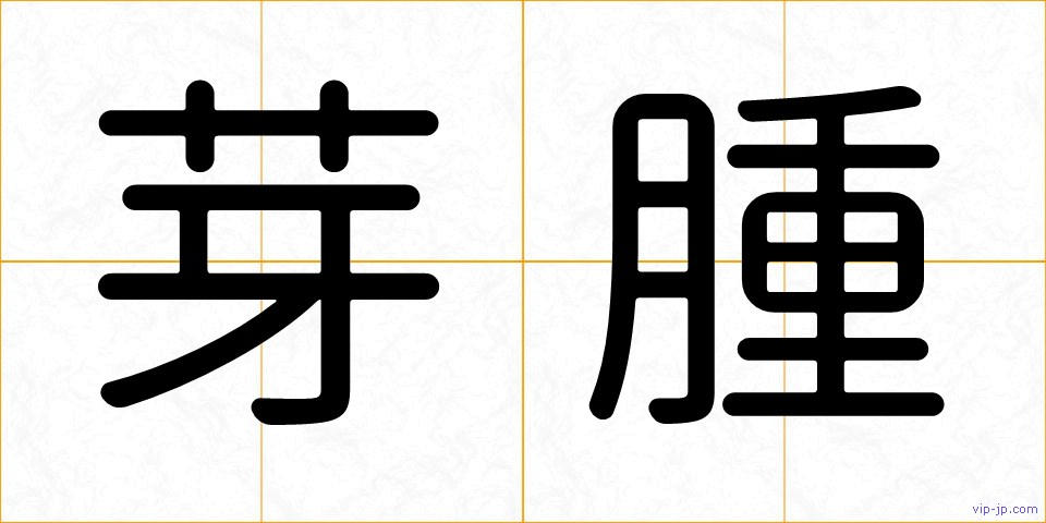 芽腫の画像