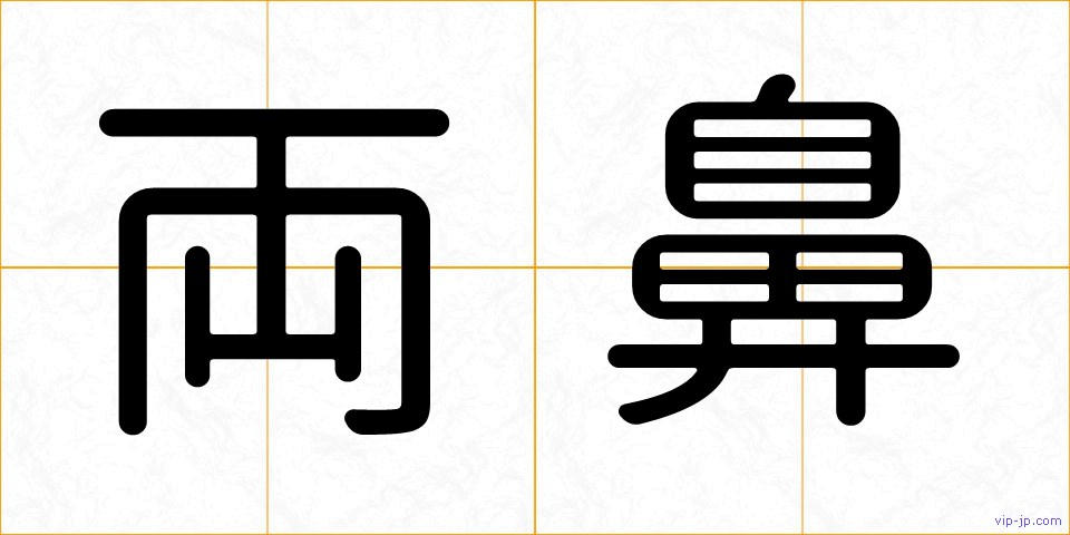 両鼻の画像